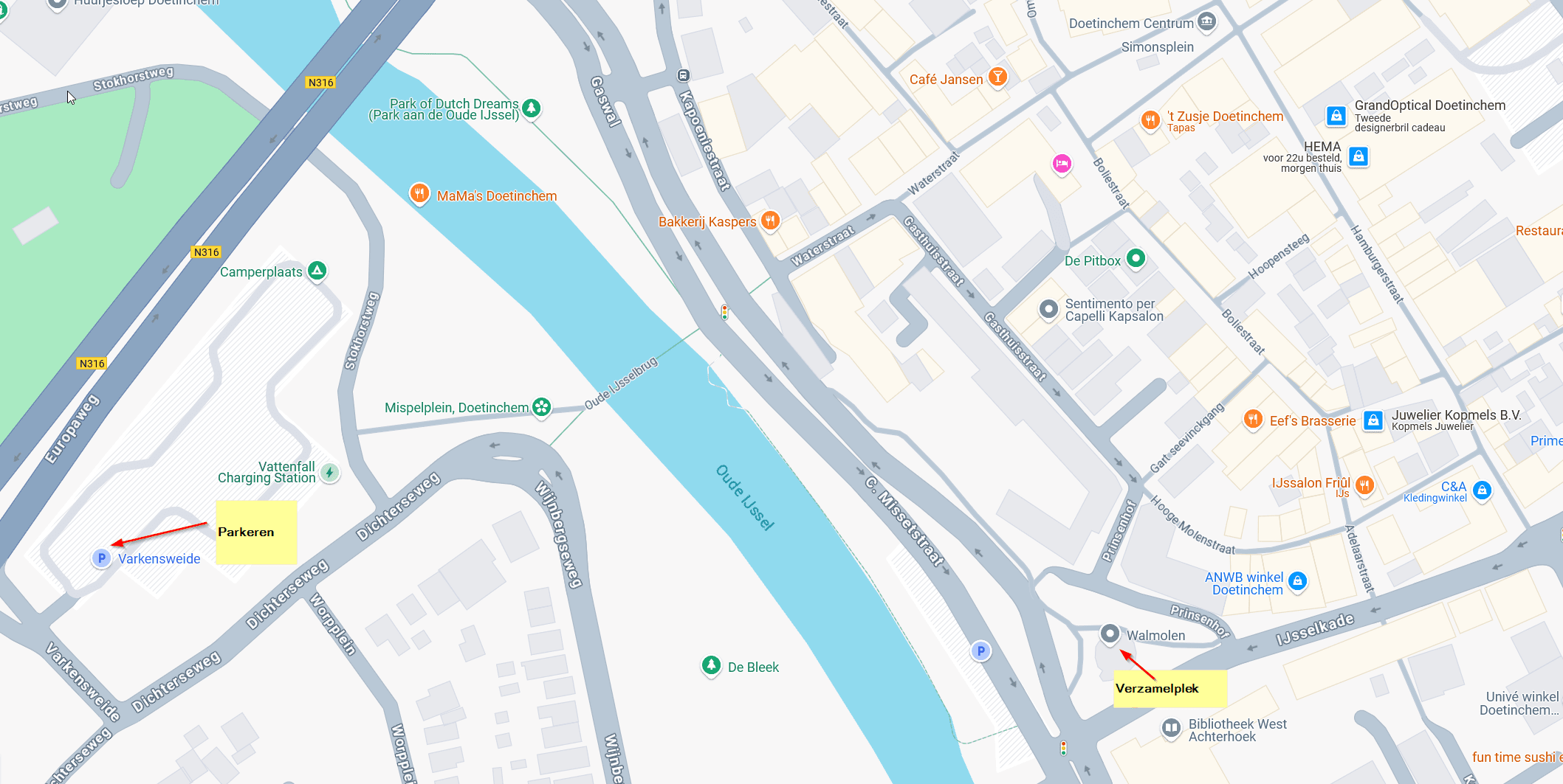 verzamelplek walmolem doetinchem